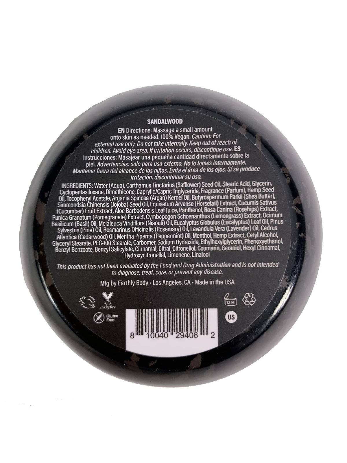 Whipped texture close-up of Premium Hemp Extract Daily Ultimate Cream being spread