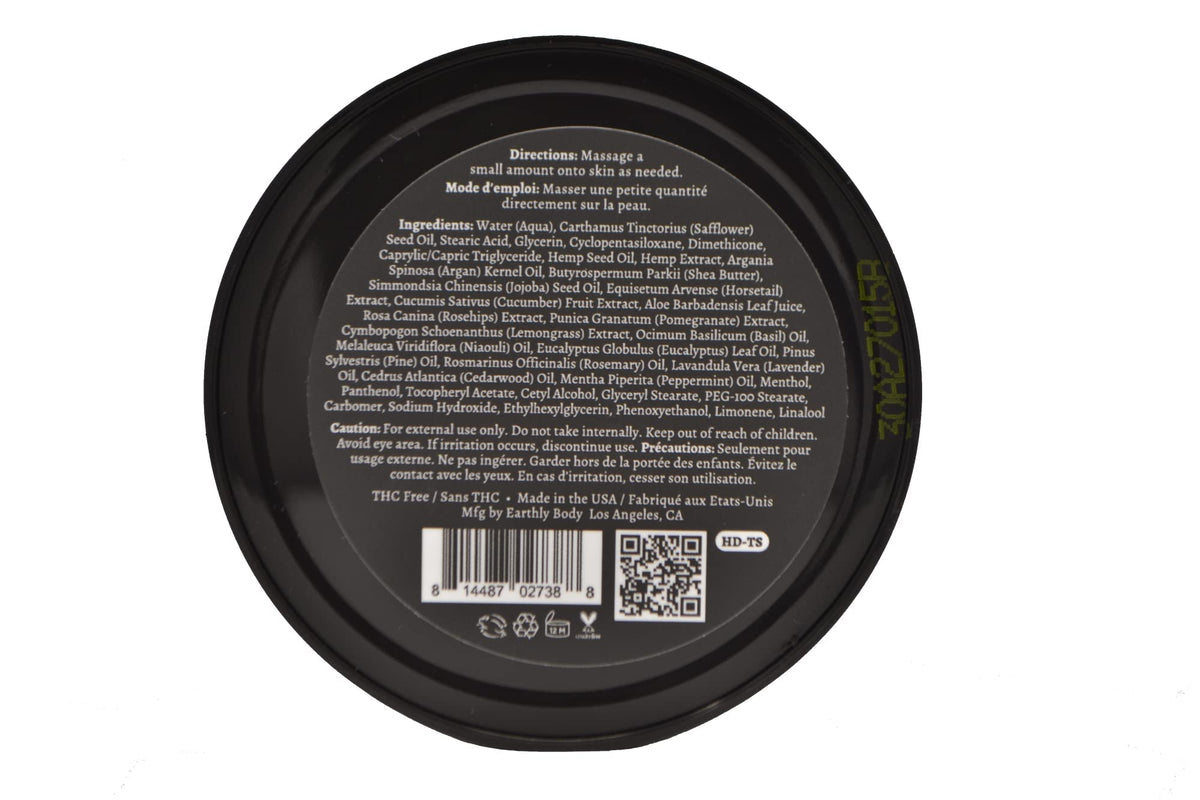 Premium Hemp Extract Daily whipped texture spread illustrates easy application