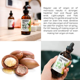 Premium Nature Argan Oil on skin delivers lightweight moisture for smooth, nourished skin.