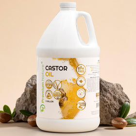Premium Nature Castor Oil used on lashes and brows for fuller look