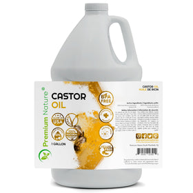 Premium Nature Castor Oil applied to scalp for hydration and shine