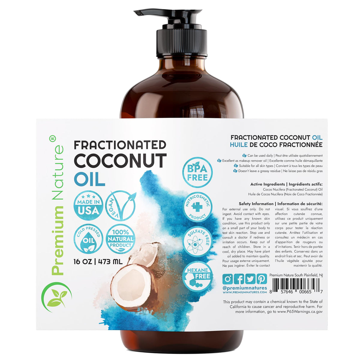 DIY blends with Premium Nature fractionated coconut oil as a versatile base