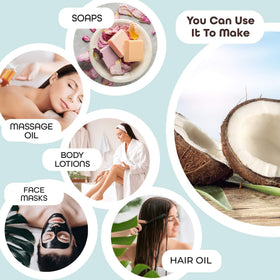 16 oz pump bottle of Premium Nature fractionated coconut oil showing portability