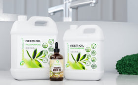 Neem Oil plant spray for indoor plants and leaf shine.