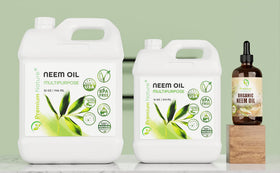 Neem Oil provides skin moisture and natural shine.