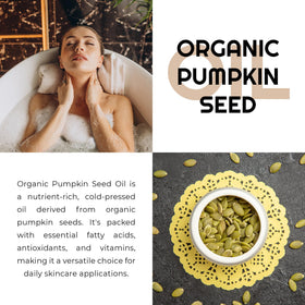 Premium Nature pumpkin seed oil application drops for precise application on skin and hair.