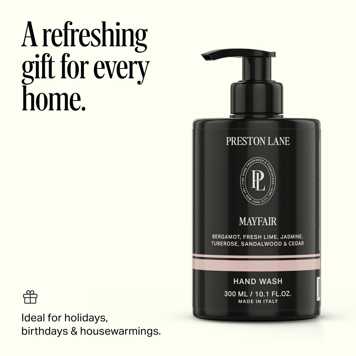 Mayfair scent bottle close-up capturing citrus and spice notes