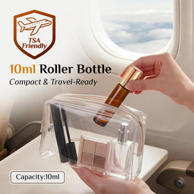 PrettyCare compact 10ml bottle fits easily in purses.
