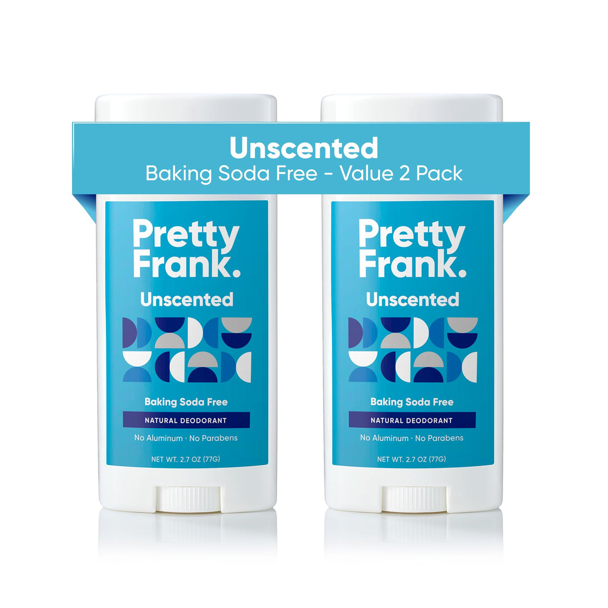 Pretty Frank deodorant stick unscented - gentle protection for sensitive skin.