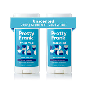 Pretty Frank deodorant stick unscented - gentle protection for sensitive skin.