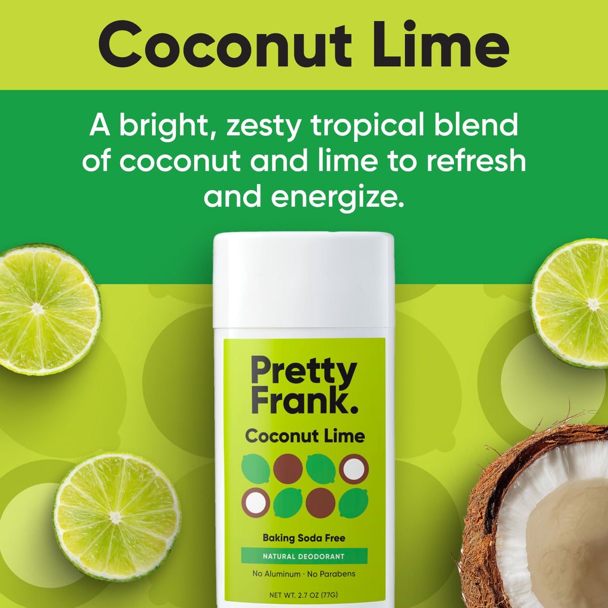 Pretty Frank organic ingredients with coconut oil and shea butter support skin comfort