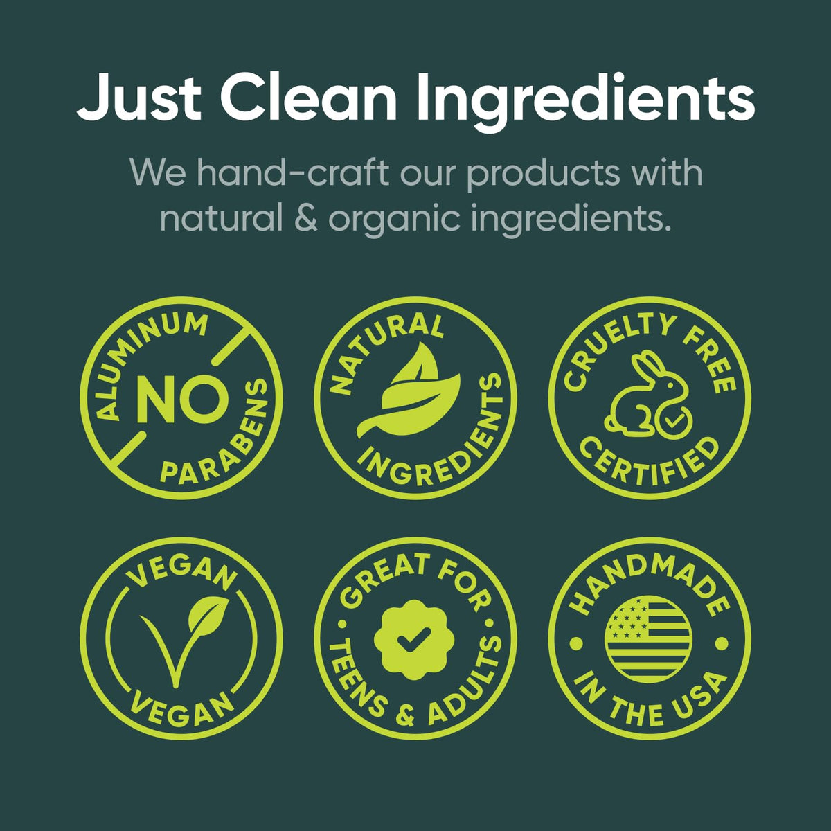 Pretty Frank zinc and magnesium odor-control highlights natural protection without aluminum