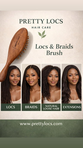 Pretty Locs brush supports everyday grooming with reduced tension.
