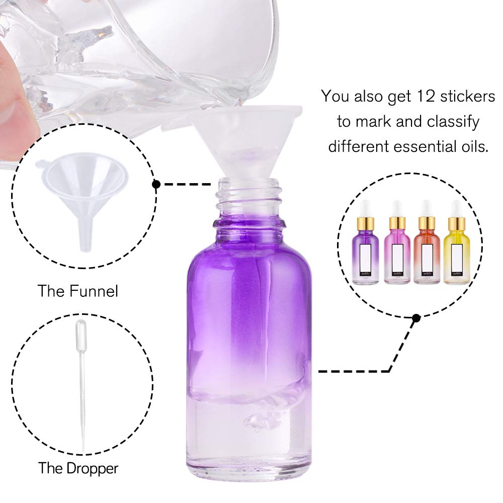 PrettyCare 1oz dropper bottle ideal for aromatherapy and travel