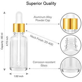 PrettyCare bulk 63-pack bottles in 60ml size for DIY blends.