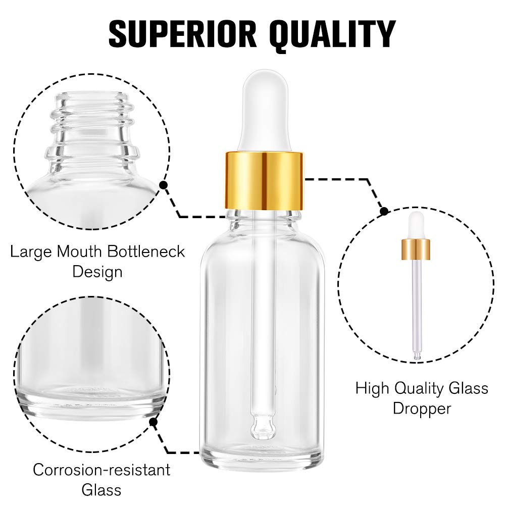 PrettyCare golden cap prevents leaks during travel and storage.