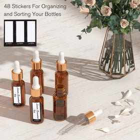PrettyCare includes funnels and pipettes for easy refilling and dosing.