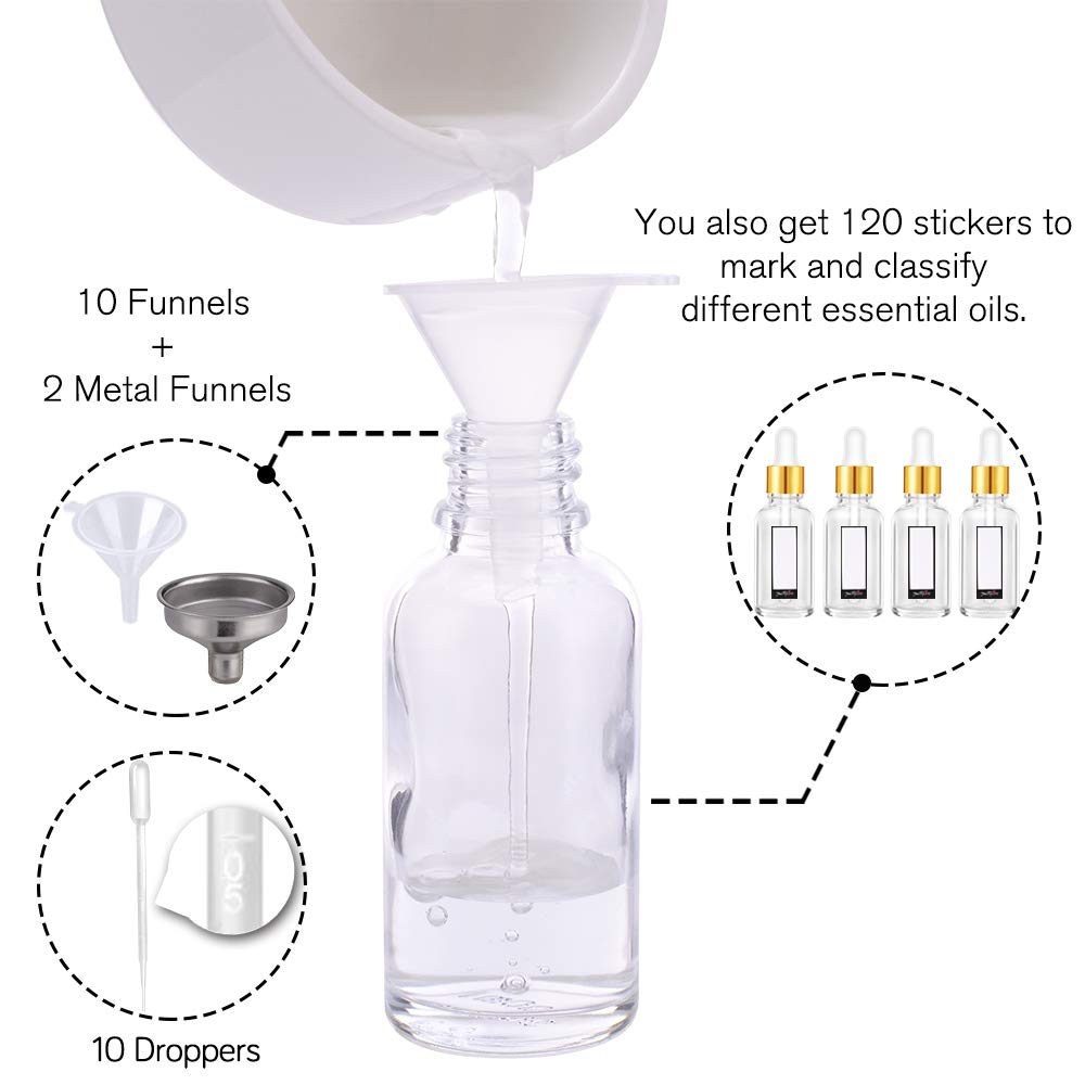 PrettyCare UV-resistant glass protects contents from light.