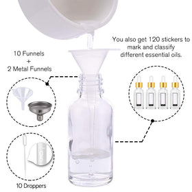 PrettyCare UV-resistant glass protects contents from light.