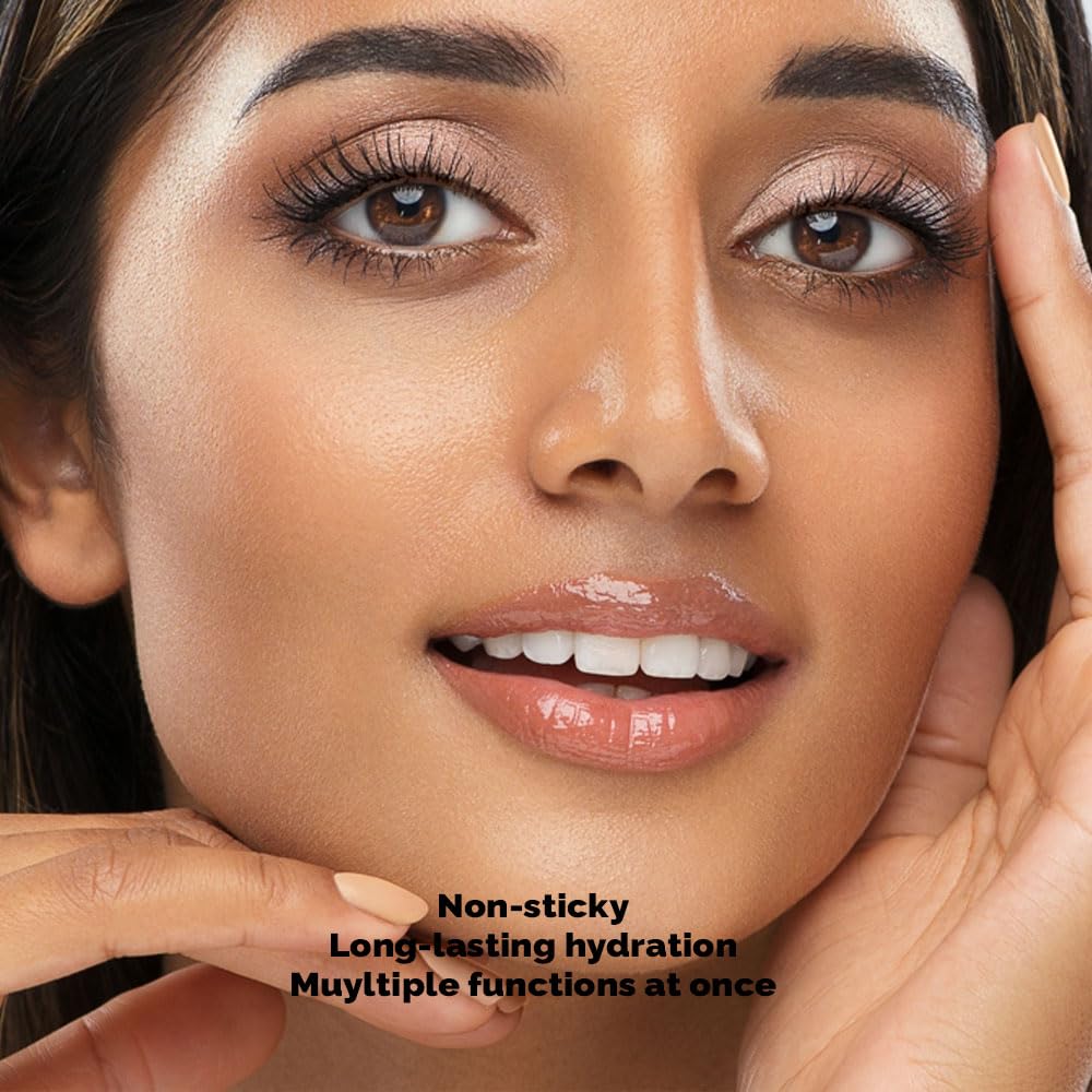 PRETTYSKIN Rice Extract Toner being applied with pad for daily gentle use.
