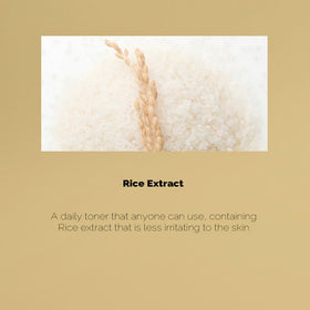 PRETTYSKIN Rice Extract Toner on skin close-up demonstrates balanced tone and refined texture.