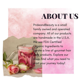 Pride and Beauty Rose Water spray supports balanced scalp moisture and shine.