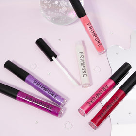 Prim and Pure Mineral Play Lip Gloss packaging on shelf, ready for gifting.