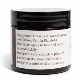 Night-time application shows nourishing skincare before bed with Primal Basics.