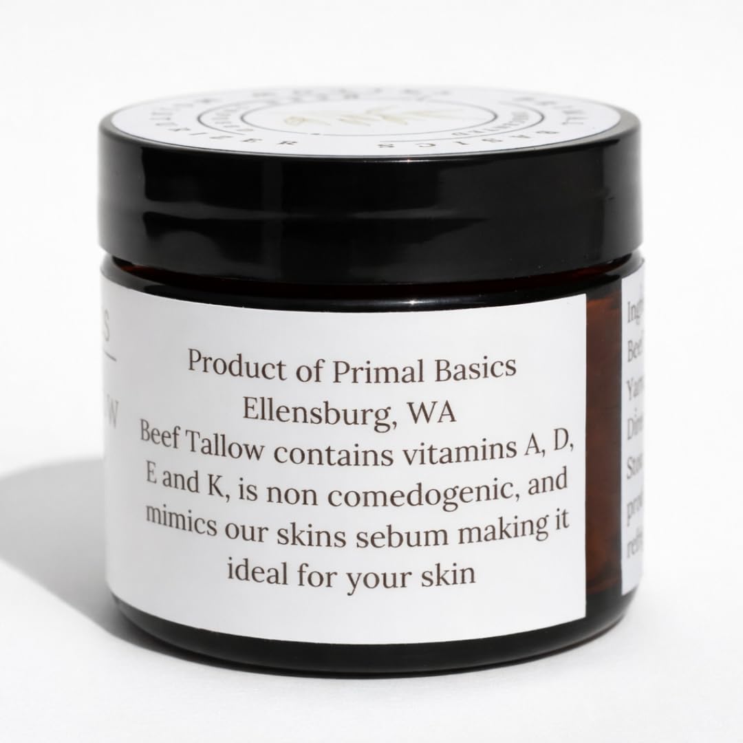 Soft glow on skin closeup after using Primal Basics tallow balm.