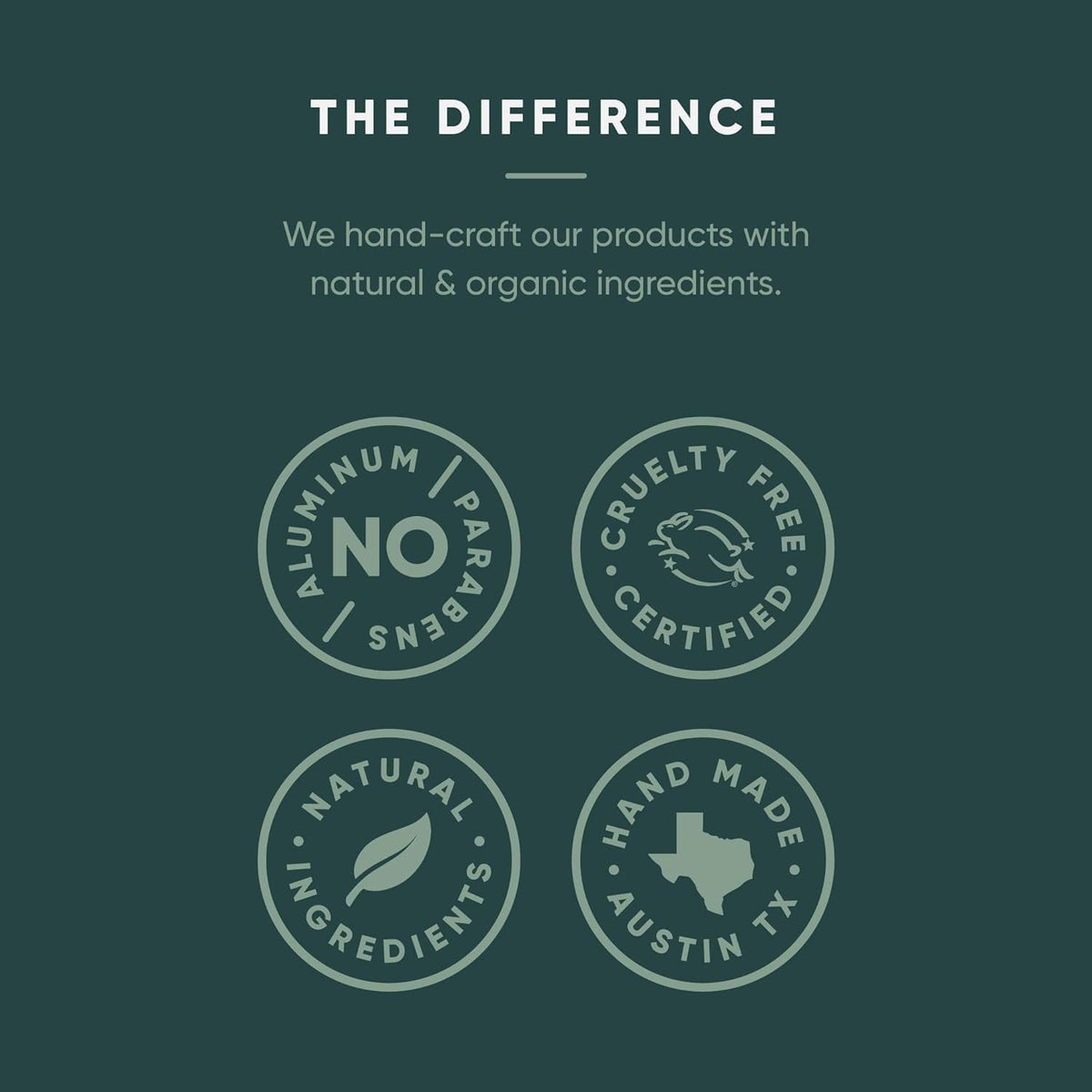 Label highlighting aluminum-free formula for Primal Pit Paste Patchouli
