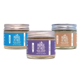Primal Pit Paste recyclable packaging communicates eco-friendly design
