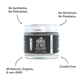 Primal Pit Paste unscented application demonstrates scent-free protection for sensitive skin