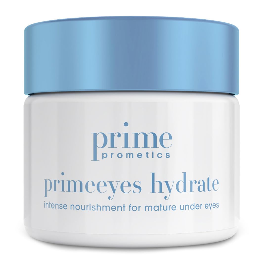 Prime Prometics PrimeEyes Hydrate close-up showing rich, non-greasy texture for the under-eye area.