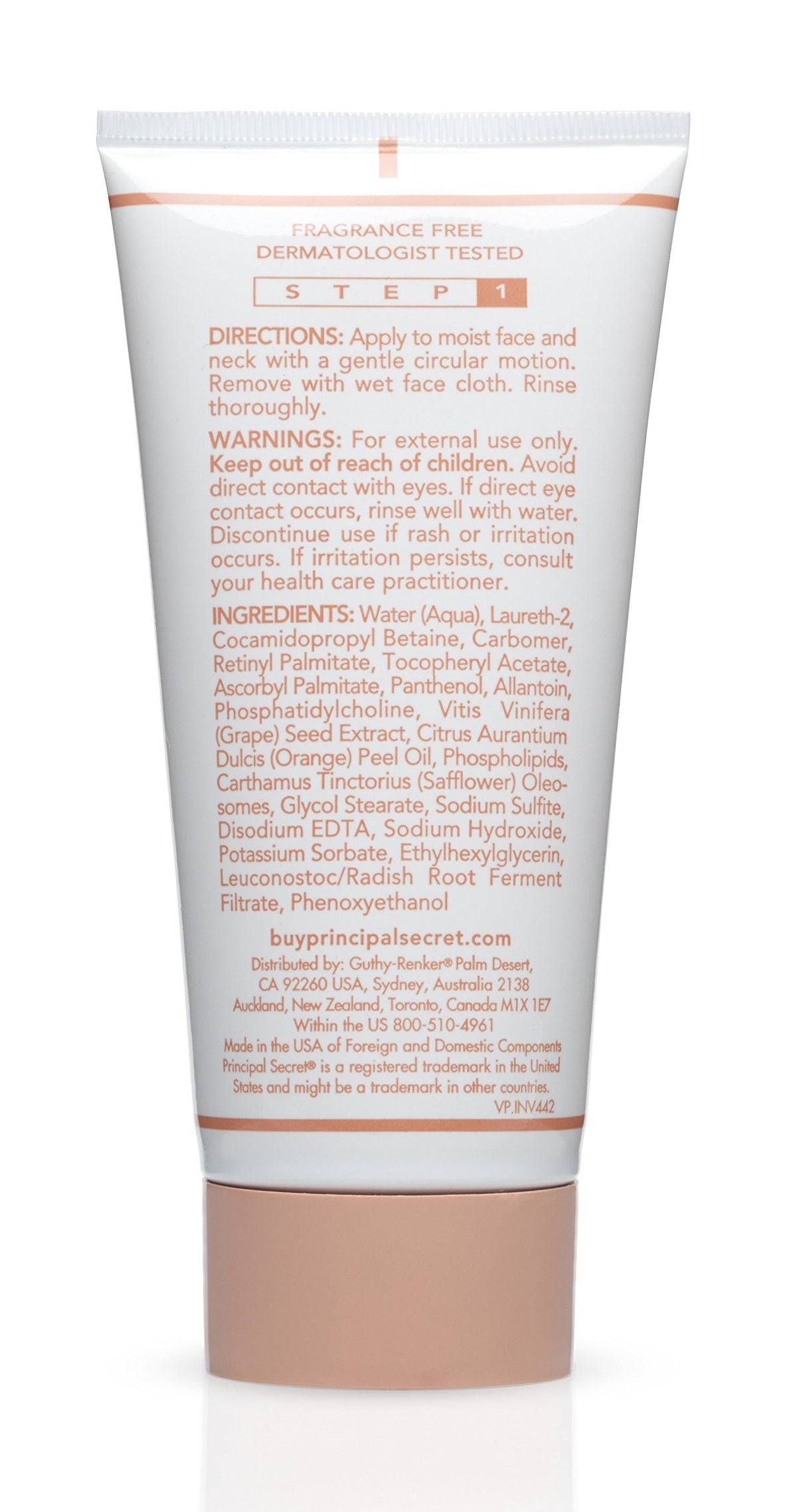 Principal Secret 4-in-1 Cleanser helps remove makeup while brightening the complexion