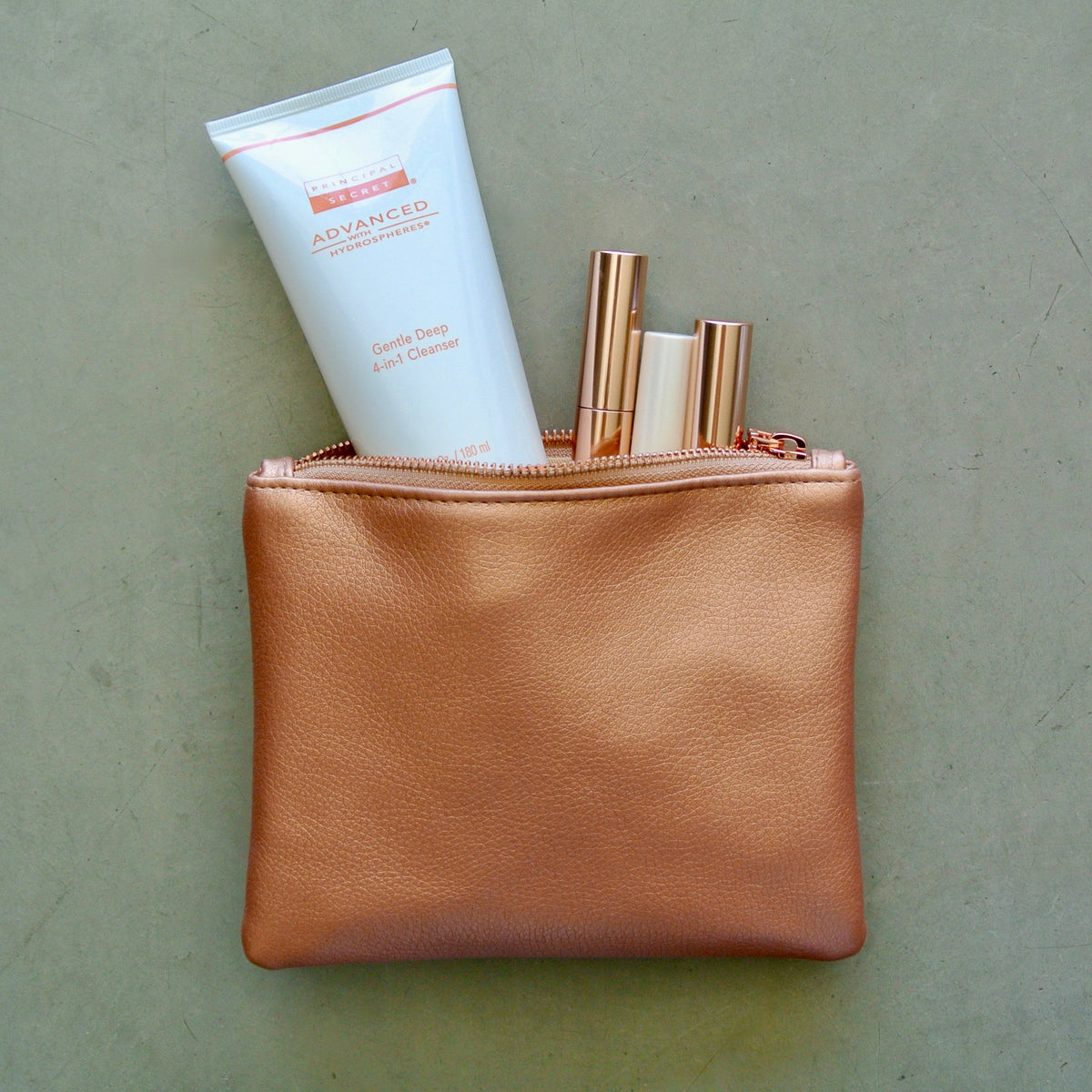 Principal Secret vitamin blend nourishes skin for a soft, rejuvenated feel