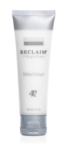 Principal Secret Reclaim Argireline exfoliant jar front reveals nourishing, radiant-ready formula