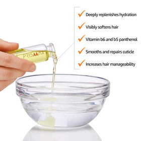 Mixing action shows conditioner forming after dilution
