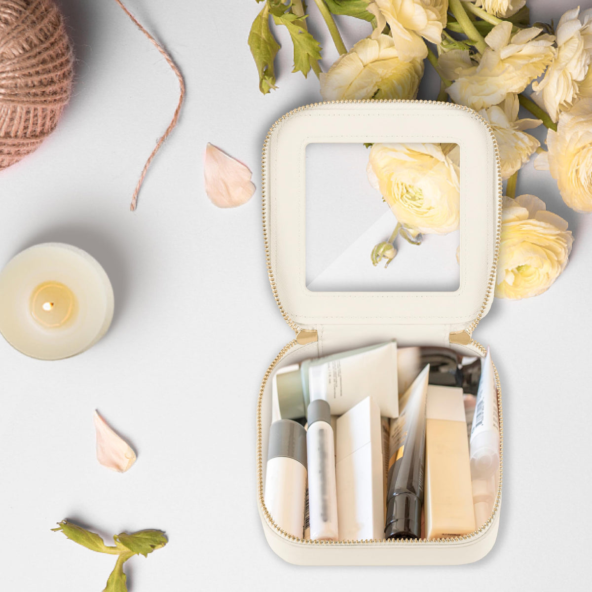 Prite compact organizer 5x5x2.1 inches lightweight travel companion