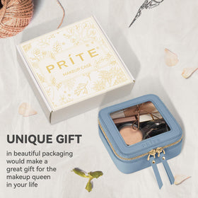 Prite gift-ready makeup bag in sleek box for gifting
