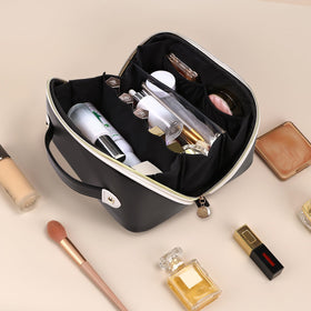 Durable padded structure protecting fragile items during travel.