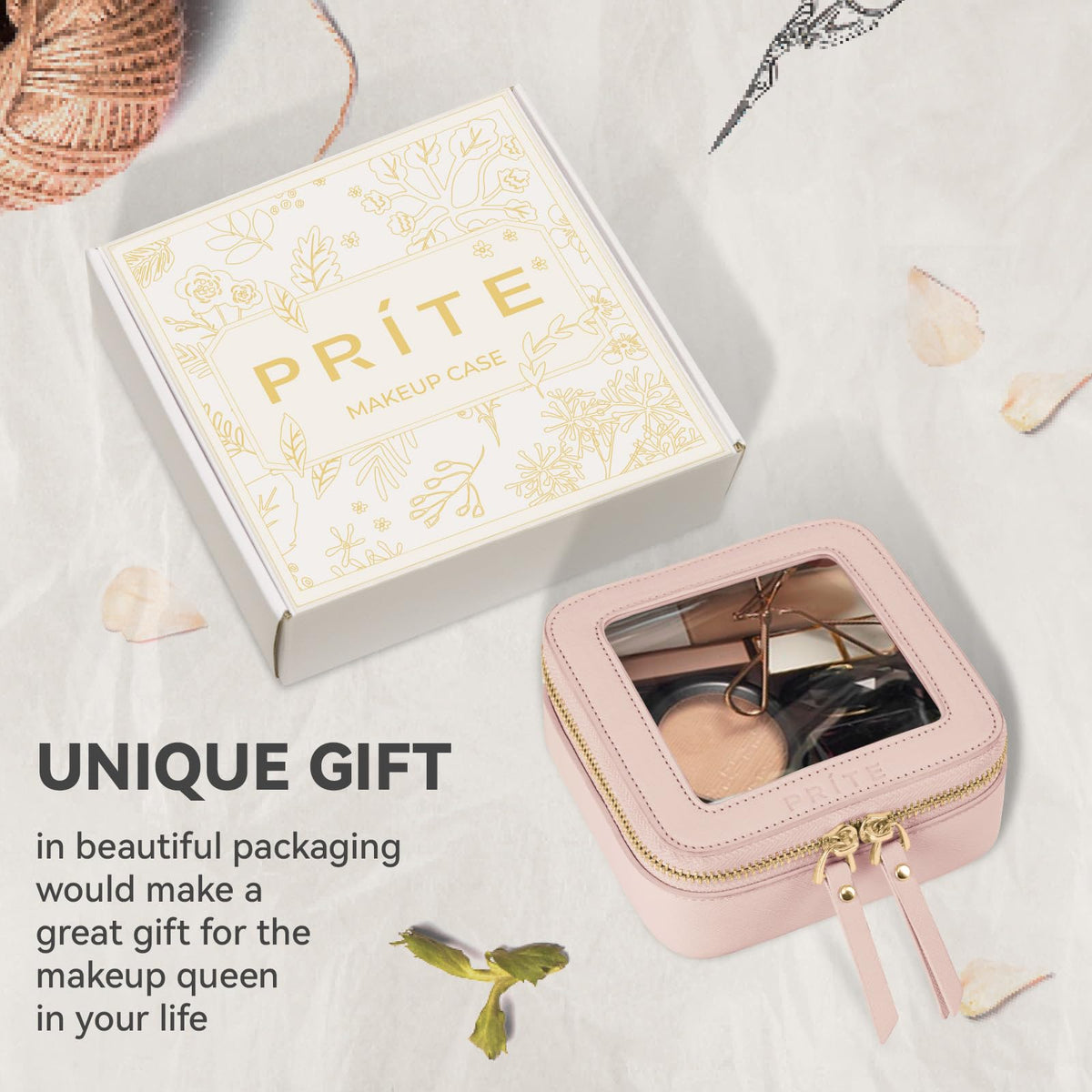 Prite bag keeps cosmetics, brushes, and gadgets organized