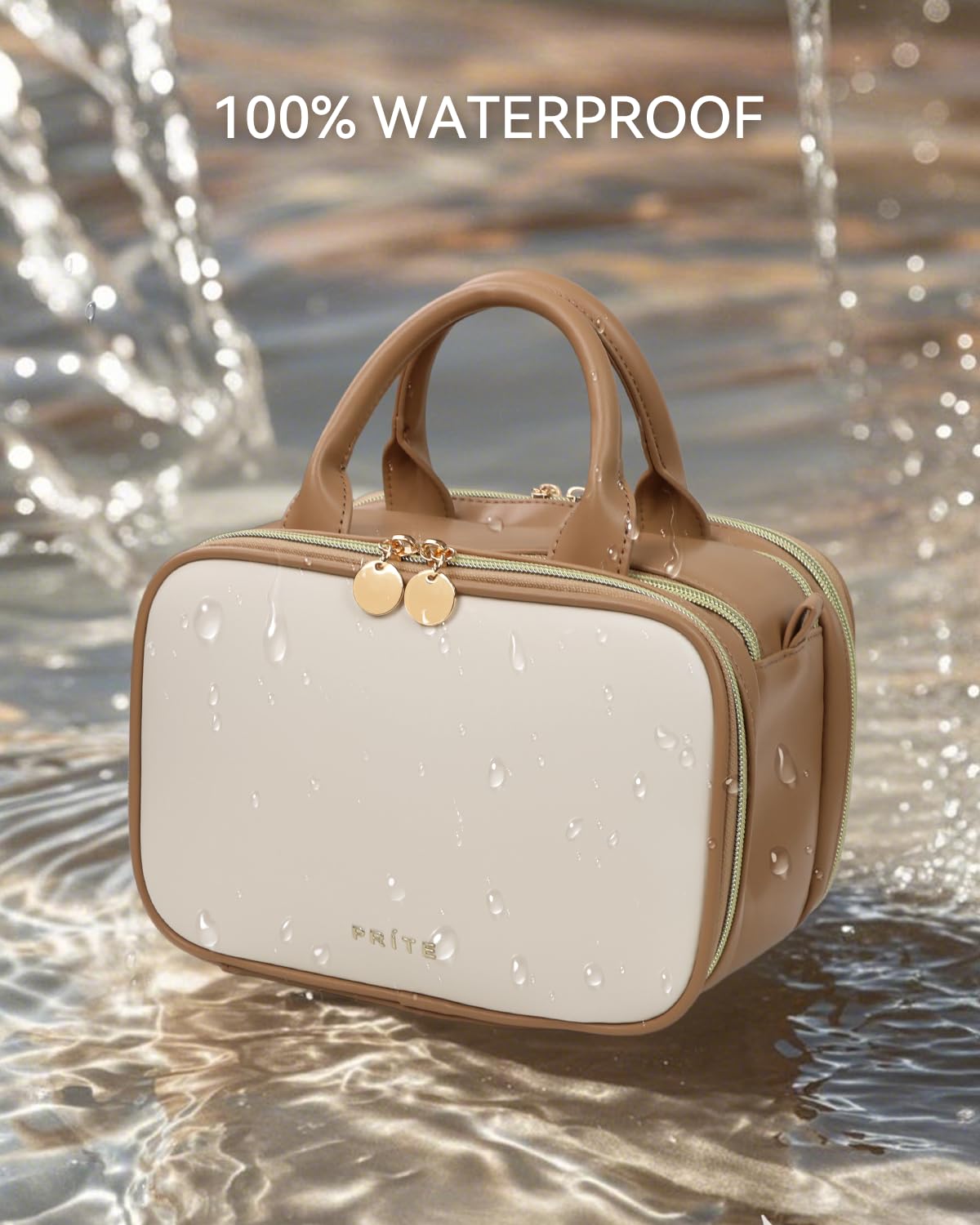 Prite padded interior protects contents while on the go.