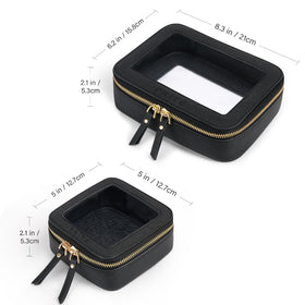 Prite portable travel makeup bag waterproof keeps essentials protected during trips.