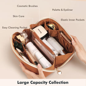PRITE vegan leather waterproof surface shows easy wipe-clean maintenance after trips
