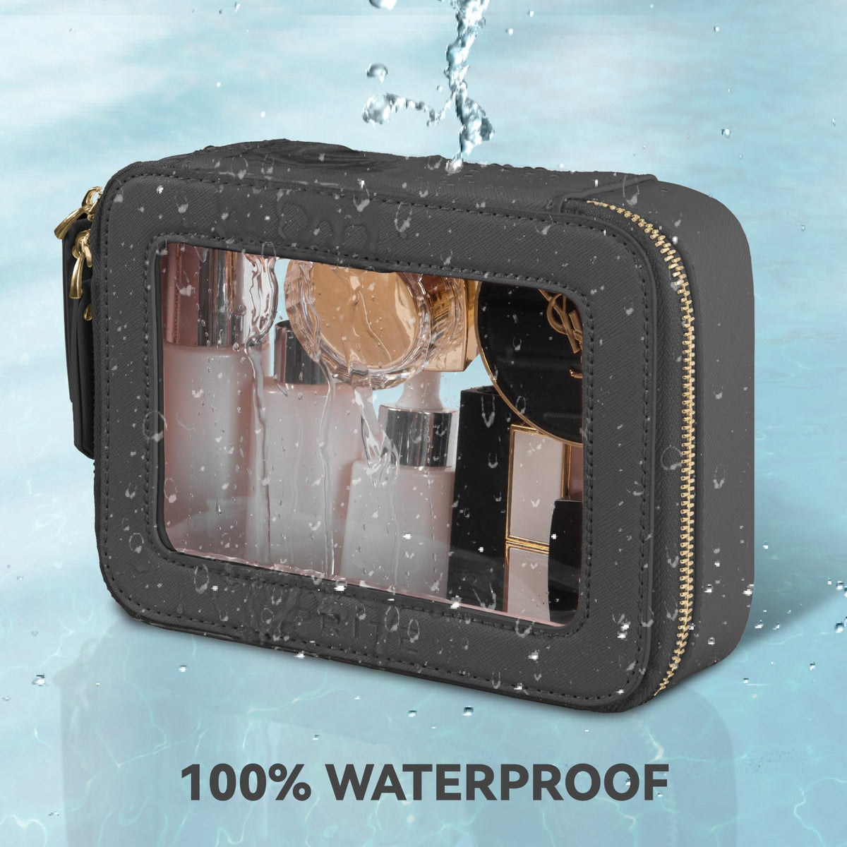 Prite waterproof material allows easy wipe-clean after spills.