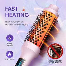 PRITECH anti-frizz shine with negative ions for sleek finish
