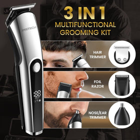 PRITECH micro shaver head detail for close finish