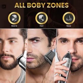 PRITECH nose trimmer close-up for safe, quick grooming