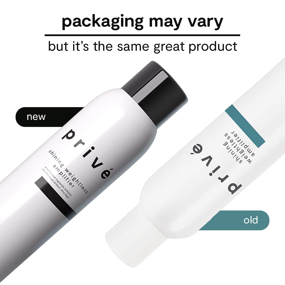 Prive Shining Weightless Amplifier Mousse application creates smooth, defined waves without heaviness.
