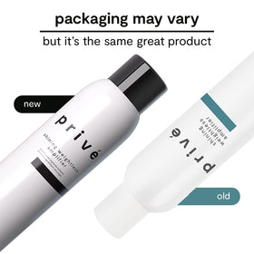 Prive Shining Weightless Amplifier Mousse application creates smooth, defined waves without heaviness.